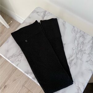 lululemon athletica heathered Black Women's leg warmers